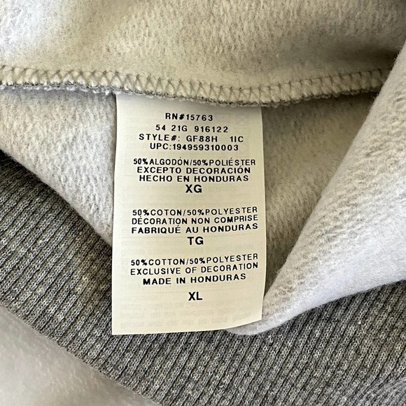 Nwt | Champion | Men's Powerblend Crewneck Sweatshirt | Light Gray | Size: XL - Picture 6 of 8